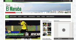 Desktop Screenshot of diarioelmanaba.com.ec