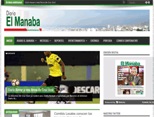 Tablet Screenshot of diarioelmanaba.com.ec